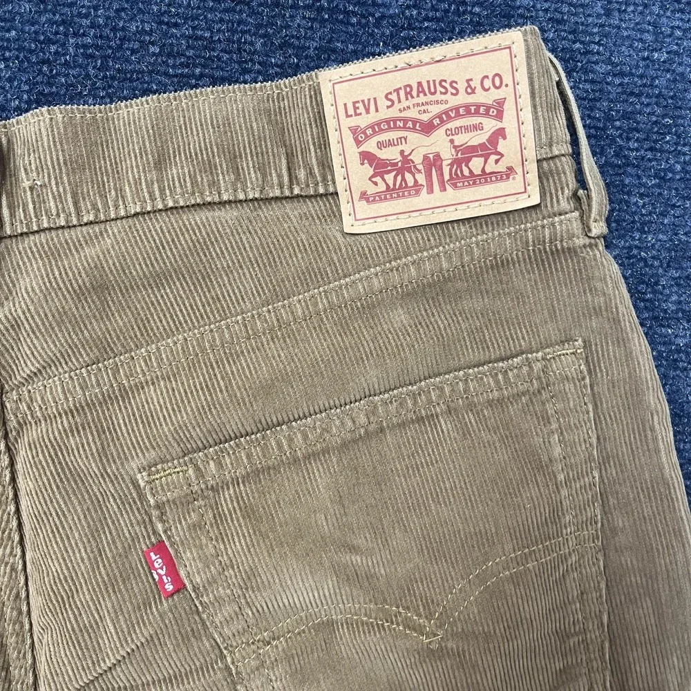 Levis 94 Baggy Pants‎ Mens 32x30 Brown Corduroy Relaxed Straight Leg Casual